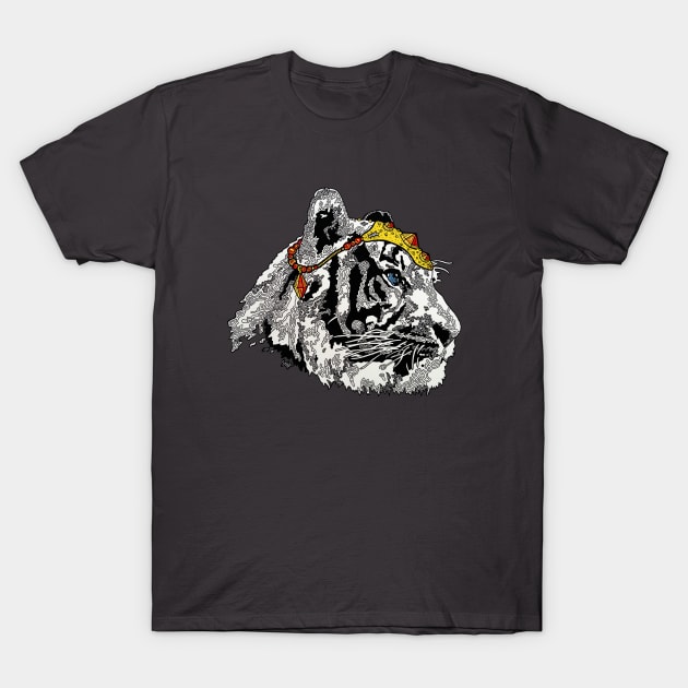 Spirit Animal, Tiger Illustration T-Shirt by bblane